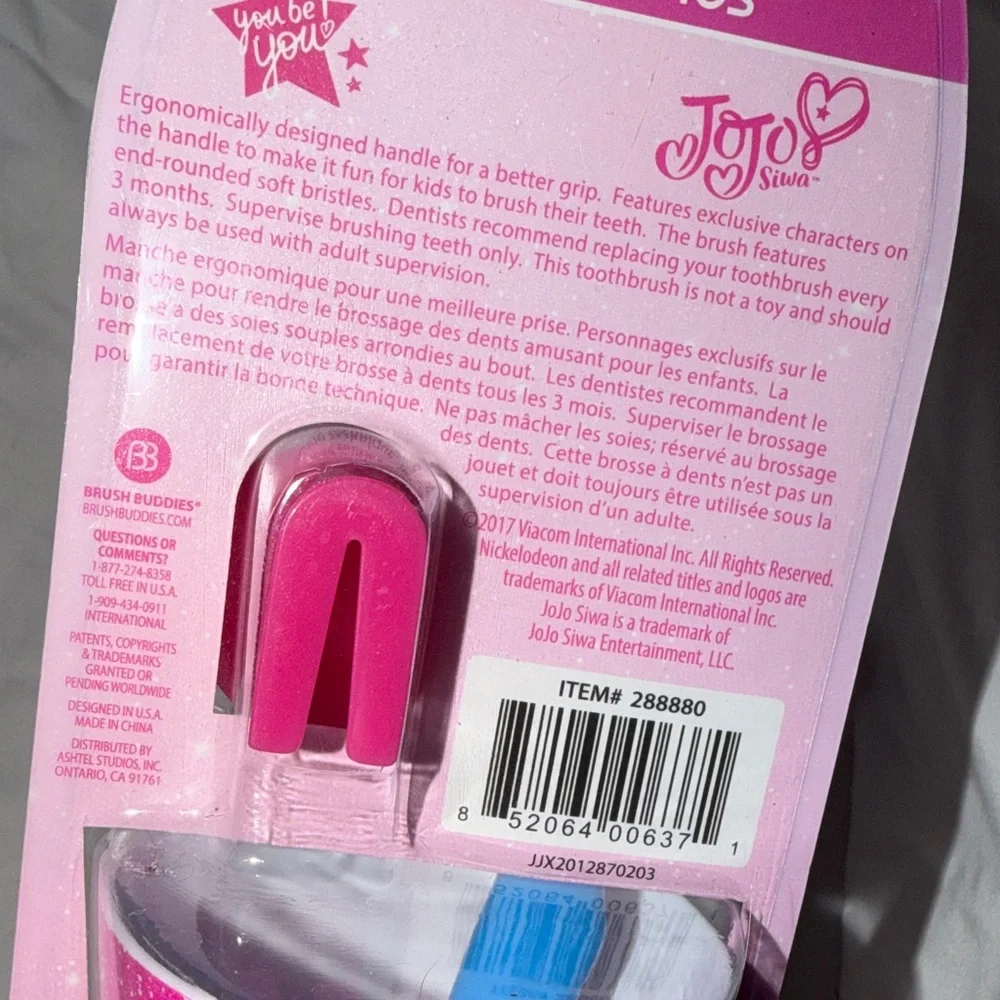 JoJo Siwa Blue Toothbrush and Colorful Cup Set‎